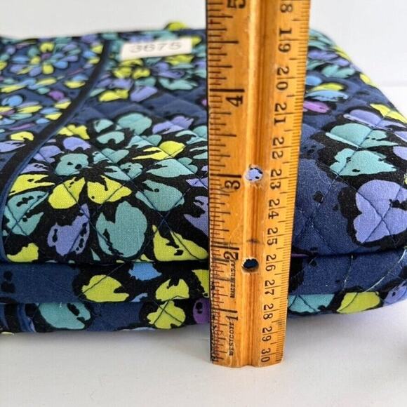 Vera Bradley Bag Case Hard Shell Laptop Workstation Crossbody Floral Quilted - Picture 10 of 14